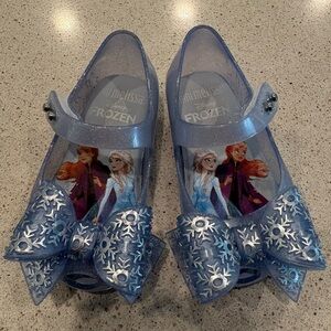 Melissa Frozen jelly shoes sz 5 LIKE NEW!